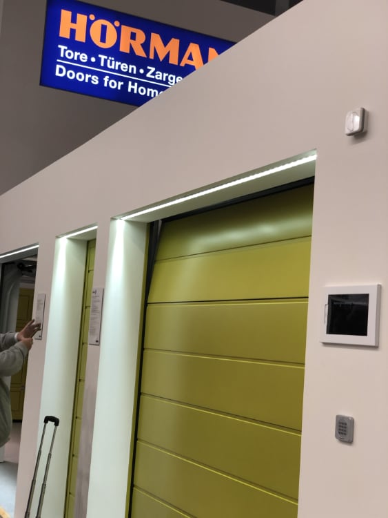 Гаражные ворота Хёрман на выставке BAU 2019